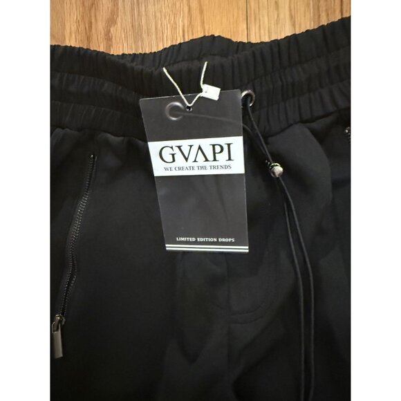 NWT Guapi Men's Track Pant Joggers Size 28 Black Limited Edition - Picture 3 of 9